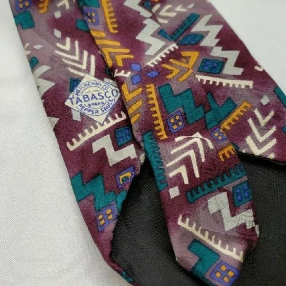 Tabasco pepper sauce Food Advertisement mens fashion tie‎